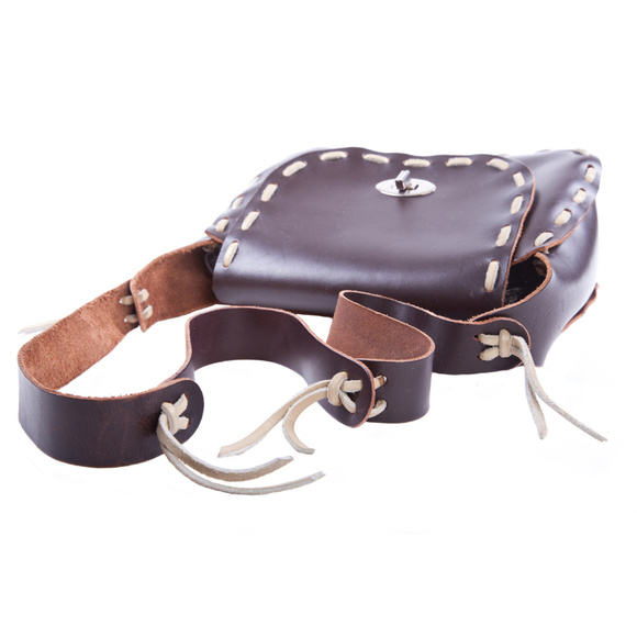 Mexico Brown Handmade Leather Bag - Picture 7 of 8